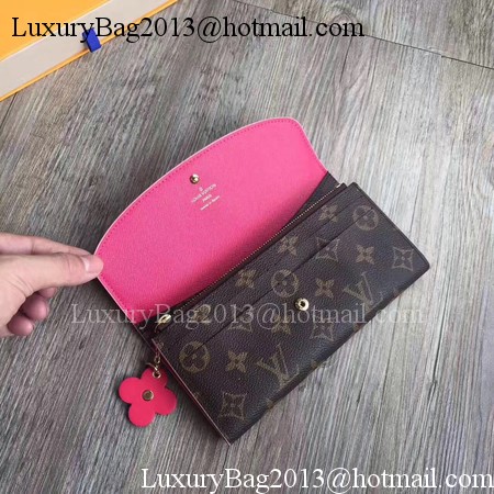 Louis Vuitton Monogram Canvas EMILIE WALLET M64202 Rose Louis Vuitton Monogram Canvas EMILIE WALLET M64202 Rose