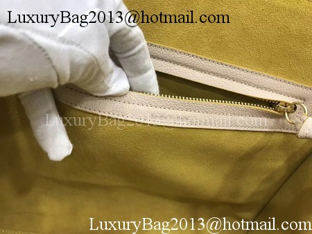 Celine Luggage Phantom Tote Bag Calfskin Leather CT3372 Apricot&Yellow Celine Luggage Phantom Tote Bag Calfskin Leather CT3372 Apricot&Yellow