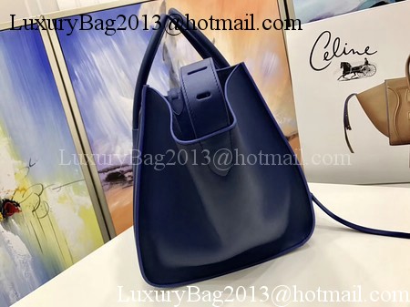 Celine Luggage Phantom Tote Bag Calfskin Leather CT3372 Blue Celine Luggage Phantom Tote Bag Calfskin Leather CT3372 Blue