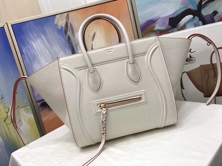 Celine Luggage Phantom Tote Bag Calfskin Leather CT3372 OffWhite
