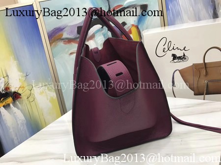 Celine Luggage Phantom Tote Bag Calfskin Leather CT3372 Wine Celine Luggage Phantom Tote Bag Calfskin Leather CT3372 Wine