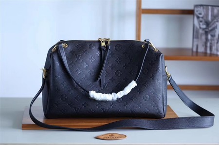 Louis Vuitton Monogram Empreinte PONTHIEU MM M43726 Black Louis Vuitton Monogram Empreinte PONTHIEU MM M43726 Black