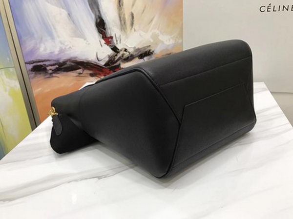 CELINE Sangle Seau Bag in Calfskin Leather C3369 Black CELINE Sangle Seau Bag in Calfskin Leather C3369 Black