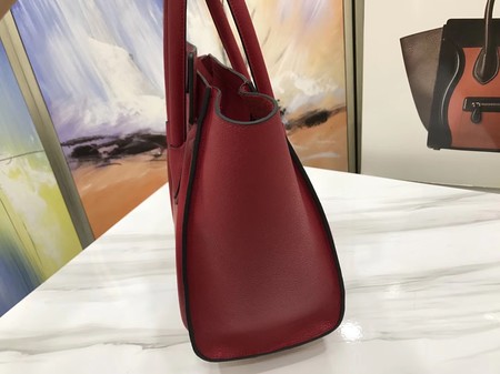 Celine Luggage Micro Tote Bag Original Leather CLY33081M Red Celine Luggage Micro Tote Bag Original Leather CLY33081M Red