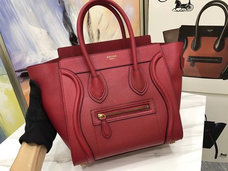 Celine Luggage Micro Tote Bag Original Leather CLY33081M Red Celine Luggage Micro Tote Bag Original Leather CLY33081M Red