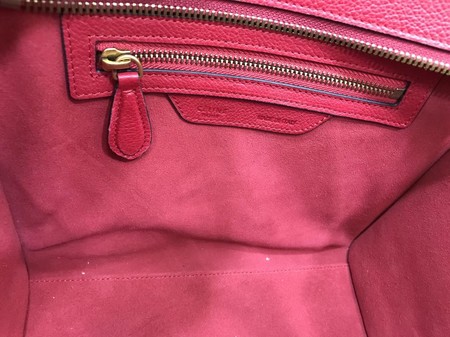 Celine Luggage Micro Tote Bag Original Leather CLY33081M Red Celine Luggage Micro Tote Bag Original Leather CLY33081M Red