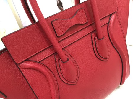 Celine Luggage Micro Tote Bag Original Leather CLY33081M Red Celine Luggage Micro Tote Bag Original Leather CLY33081M Red