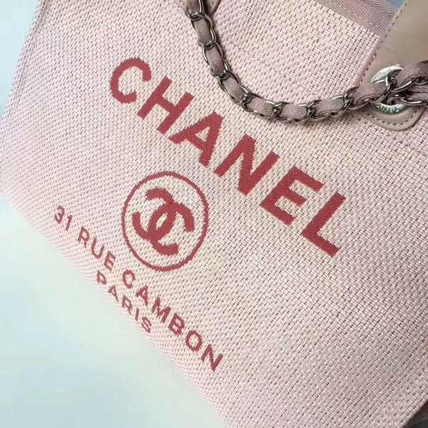 Chanel Medium Original Canvas Leather Tote Shopping Bag 66941D Chanel Medium Original Canvas Leather Tote Shopping Bag 66941D