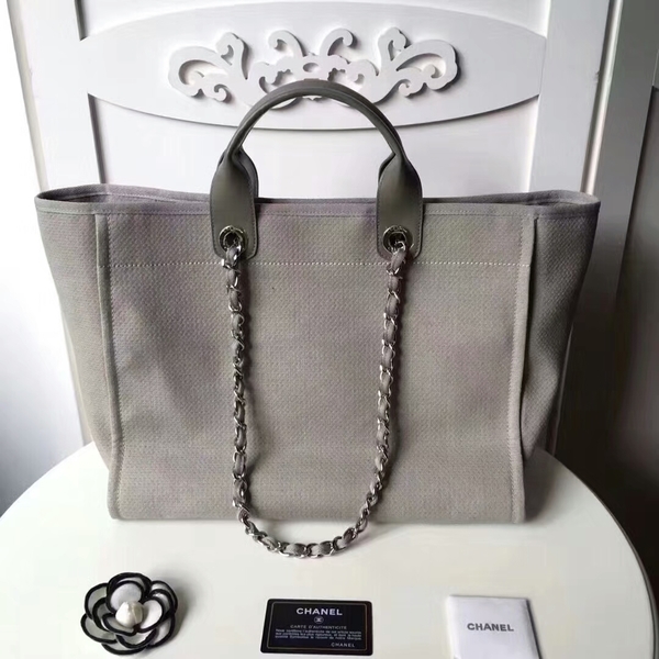 Chanel Medium Original Canvas Leather Tote Shopping Bag 66941L Chanel Medium Original Canvas Leather Tote Shopping Bag 66941L