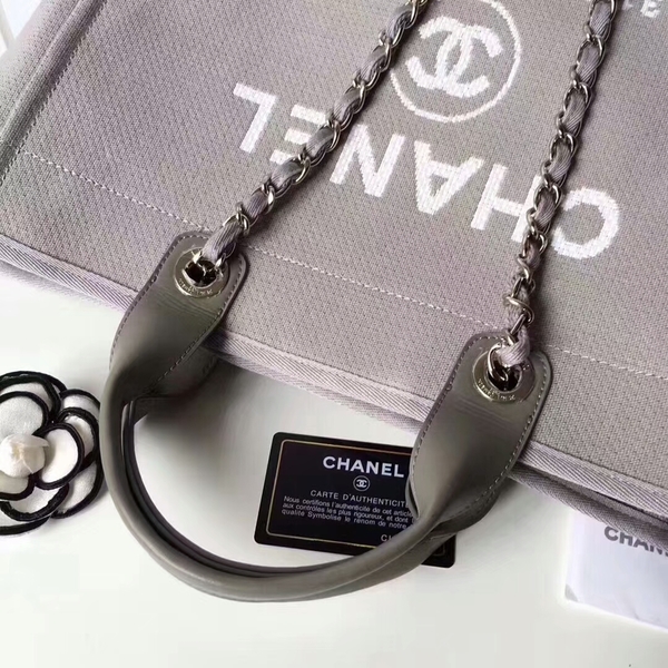 Chanel Medium Original Canvas Leather Tote Shopping Bag 66941L Chanel Medium Original Canvas Leather Tote Shopping Bag 66941L