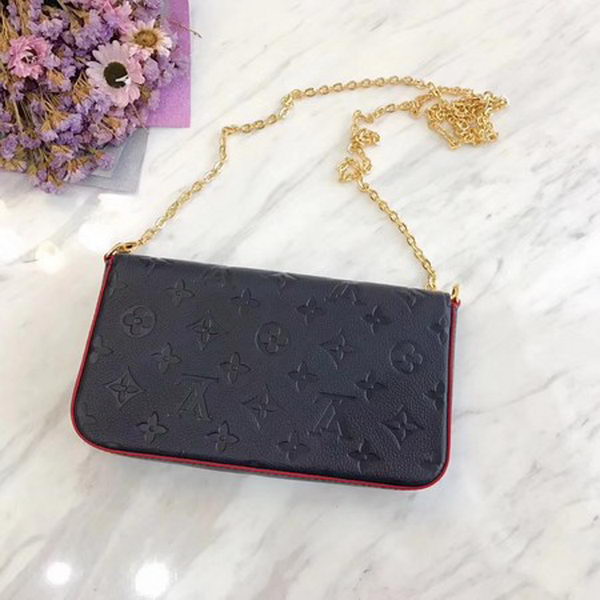 Louis Vuitton Monogram Empreinte POCHETTE FeLICIE M64064 Royal Louis Vuitton Monogram Empreinte POCHETTE FeLICIE M64064 Royal