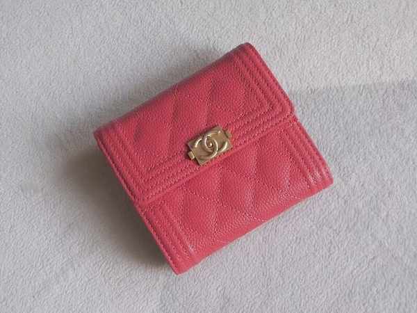 Chanel Tri-Fold Wallet Calfskin Leather A48980 Pink Chanel Tri-Fold Wallet Calfskin Leather A48980 Pink