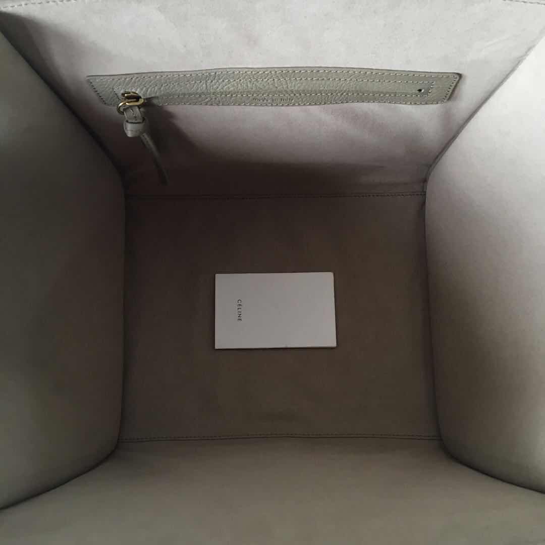 Celine Luggage Phantom Tote Bag Calfskin Leather CT3372 Grey Celine Luggage Phantom Tote Bag Calfskin Leather CT3372 Grey
