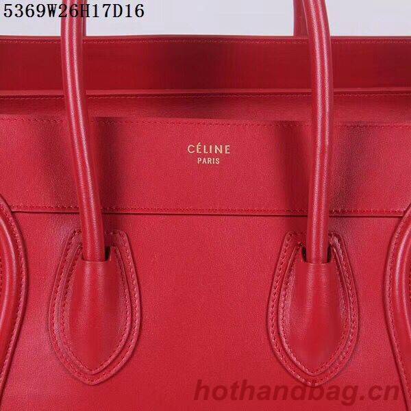 Celine Luggage Micro Tote Bag CLY5369 Red Celine Luggage Micro Tote Bag CLY5369 Red