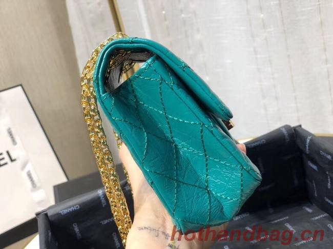 Chanel Shoulder Bag Original Leather Green AS0874 Gold Chanel Shoulder Bag Original Leather Green AS0874 Gold