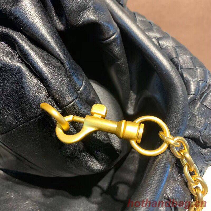 Bottega Veneta Sheepskin Weaving Original Leather BV3694 Black Bottega Veneta Sheepskin Weaving Original Leather BV3694 Black