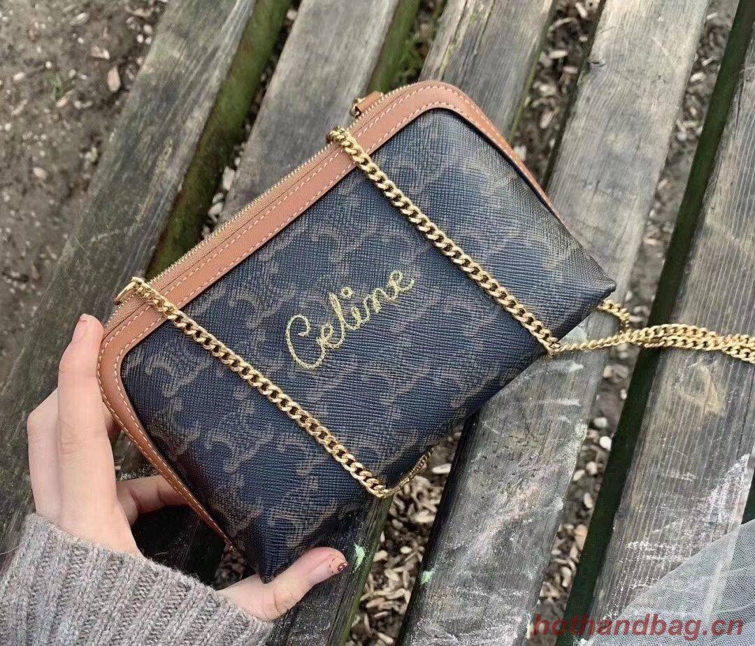 Celine COATED CANVAS CL00382 brown Celine COATED CANVAS CL00382 brown