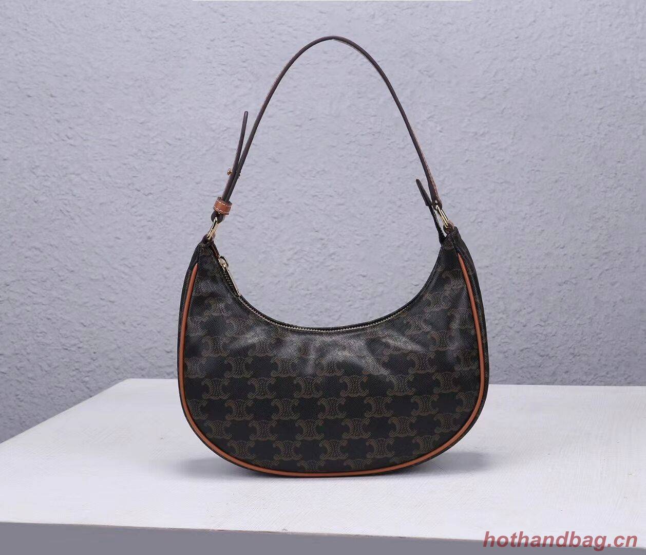 CELINE AVA BAG IN TRIOMPHE CANVAS CL93953 TAN CELINE AVA BAG IN TRIOMPHE CANVAS CL93953 TAN