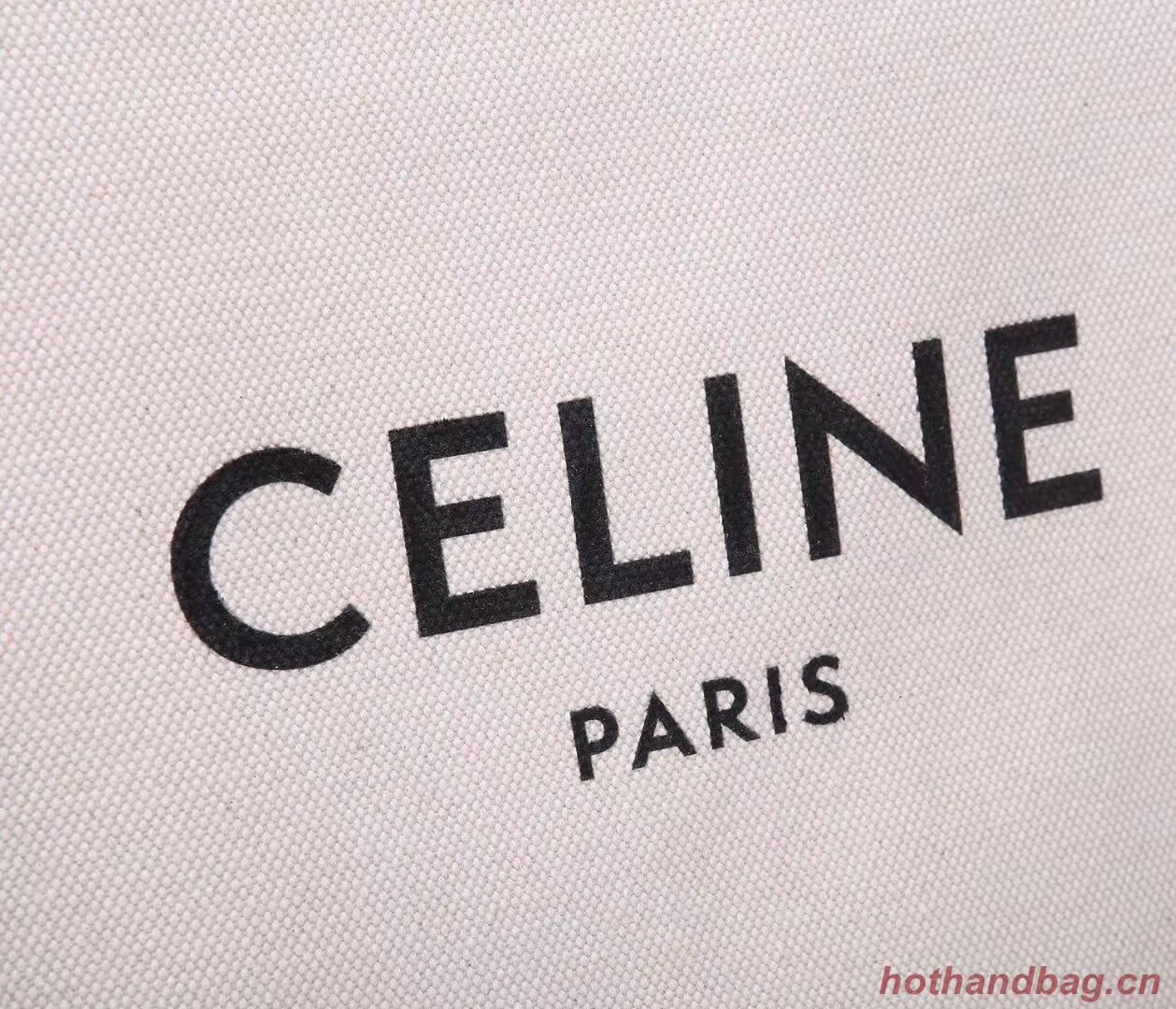 Celine TEEN TRIOMPHE BAG IN TRIOMPHE CANVAS AND CALFSKIN CL90402 white Celine TEEN TRIOMPHE BAG IN TRIOMPHE CANVAS AND CALFSKIN CL90402 white