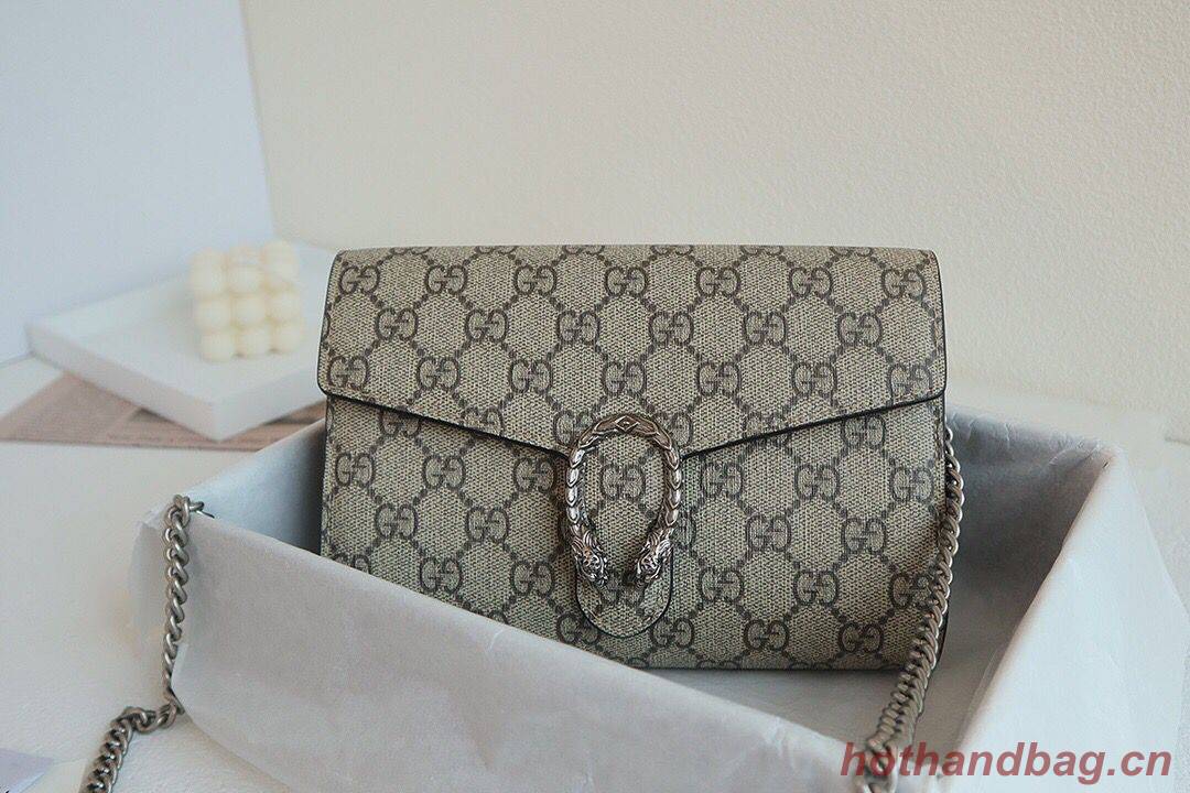 Gucci Dionysus GG Supreme Shoulder Bag 401231 Apricot Gucci Dionysus GG Supreme Shoulder Bag 401231 Apricot
