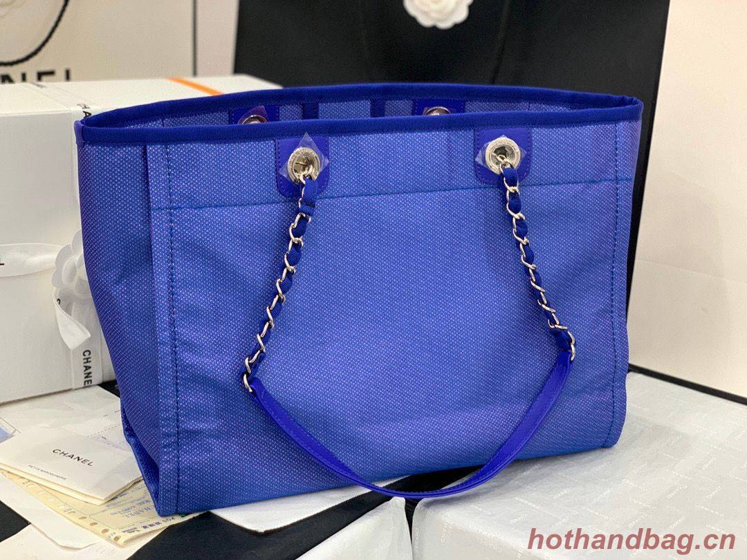 Chanel Original Medium Shopping Bag 67001 Blue Chanel Original Medium Shopping Bag 67001 Blue