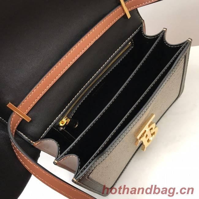 BurBerry Leather Shoulder Bag 80146 black&brown