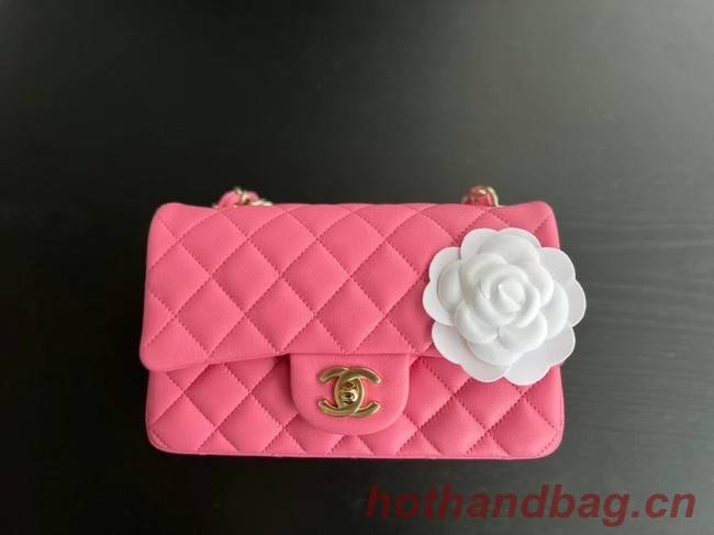 Chanel MINI Flap Bag Original Sheepskin Leather 1116 Plum