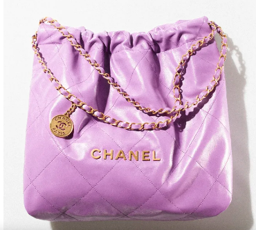 CHANEL 22 HANDBAG AS3260 Purple CHANEL 22 HANDBAG AS3260 Purple