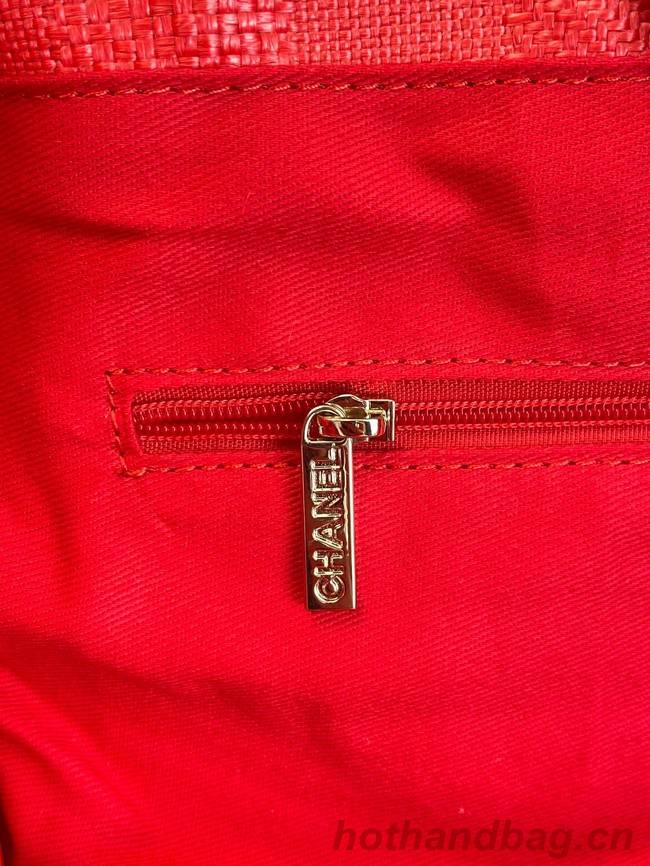 Chanel LARGE SHOPPING BAG A66941 red
