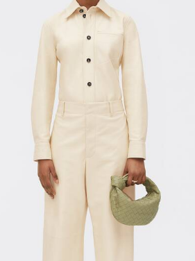 Bottega Veneta Mini intrecciato leather top handle bag 651876 Travertine Bottega Veneta Mini intrecciato leather top handle bag 651876 Travertine