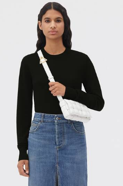 Bottega Veneta Small Padded Cassette 717506 white Bottega Veneta Small Padded Cassette 717506 white