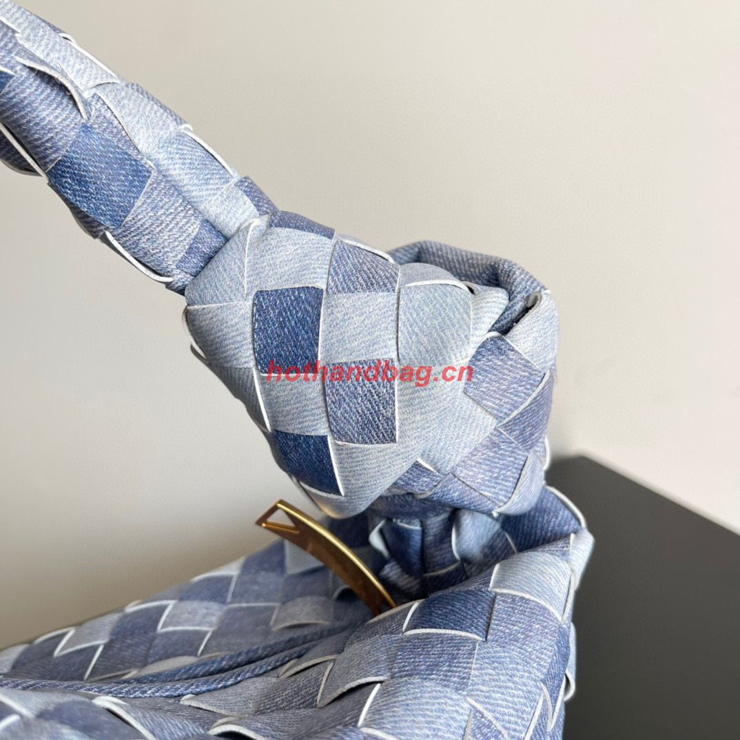 Bottega Veneta Jodie top handle bag 690225 Denim Blue Bottega Veneta Jodie top handle bag 690225 Denim Blue