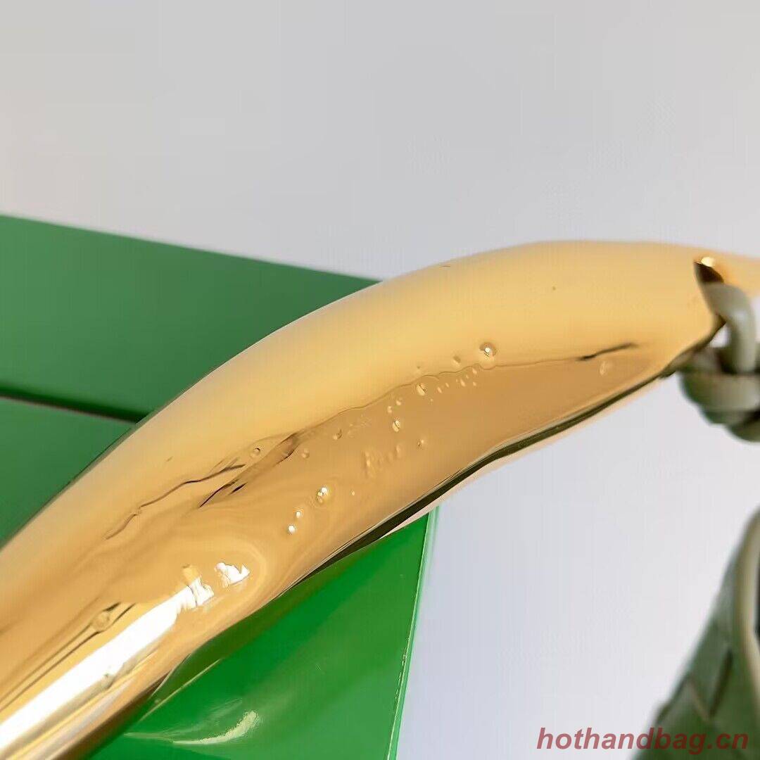 Bottega Veneta Sardine Intrecciato Gold Hardware Handle Bag 716082 Gray Green Bottega Veneta Sardine Intrecciato Gold Hardware Handle Bag 716082 Gray Green