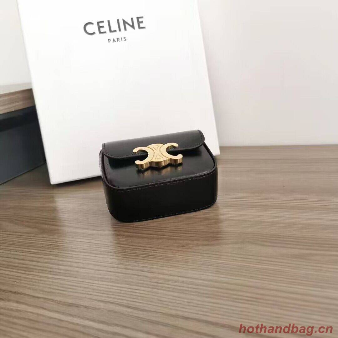 Celine Original Leather Belt Bag C3012 Black Celine Original Leather Belt Bag C3012 Black