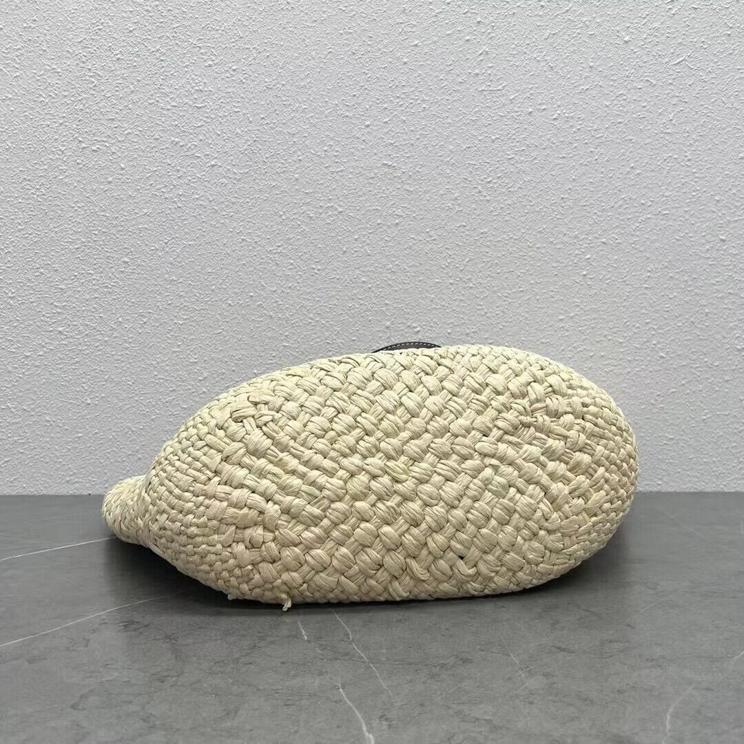 Celine Straw Shopping Bag C63012 Black Celine Straw Shopping Bag C63012 Black