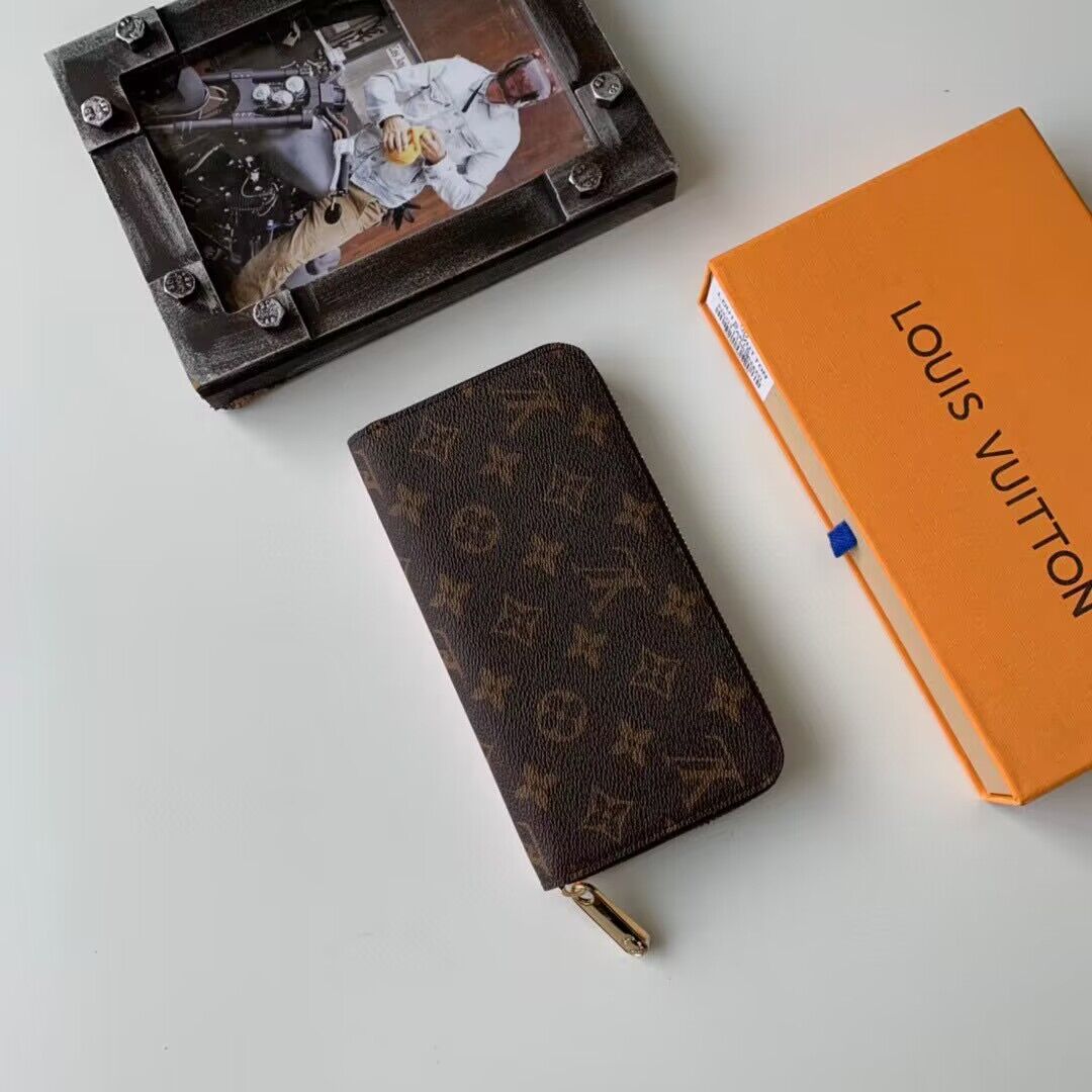 Louis Vuitton Monogram Canvas Zippy Color Pring Wallet M60017 Louis Vuitton Monogram Canvas Zippy Color Pring Wallet M60017