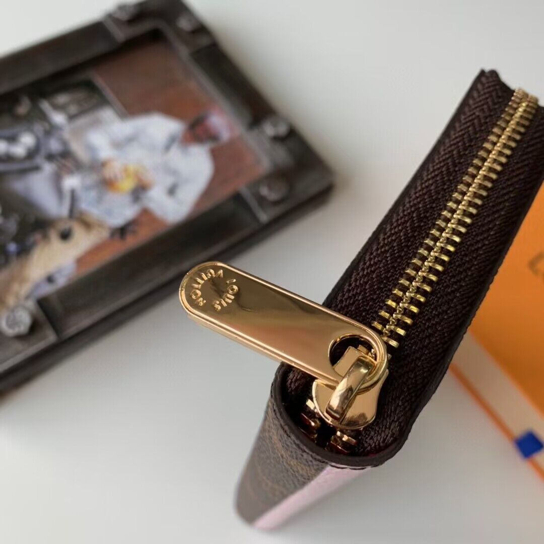 Louis Vuitton Monogram Canvas Zippy Color Pring Wallet M60017 Louis Vuitton Monogram Canvas Zippy Color Pring Wallet M60017