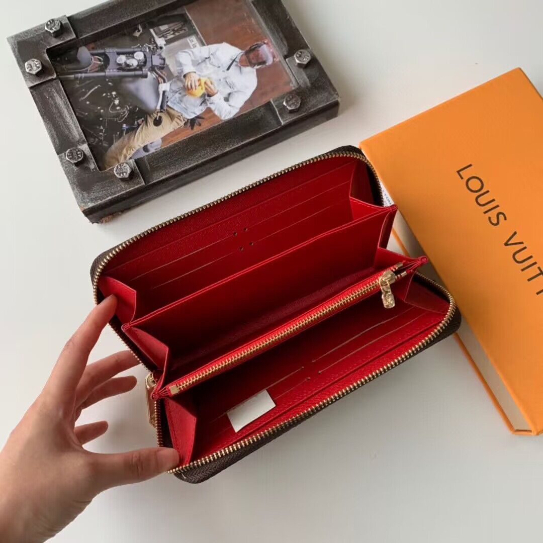 Louis Vuitton Monogram Canvas Zippy Color Pring Wallet M60017 Louis Vuitton Monogram Canvas Zippy Color Pring Wallet M60017