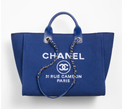 Chanel LARGE SHOPPING BAG 66941 Blue Chanel LARGE SHOPPING BAG 66941 Blue