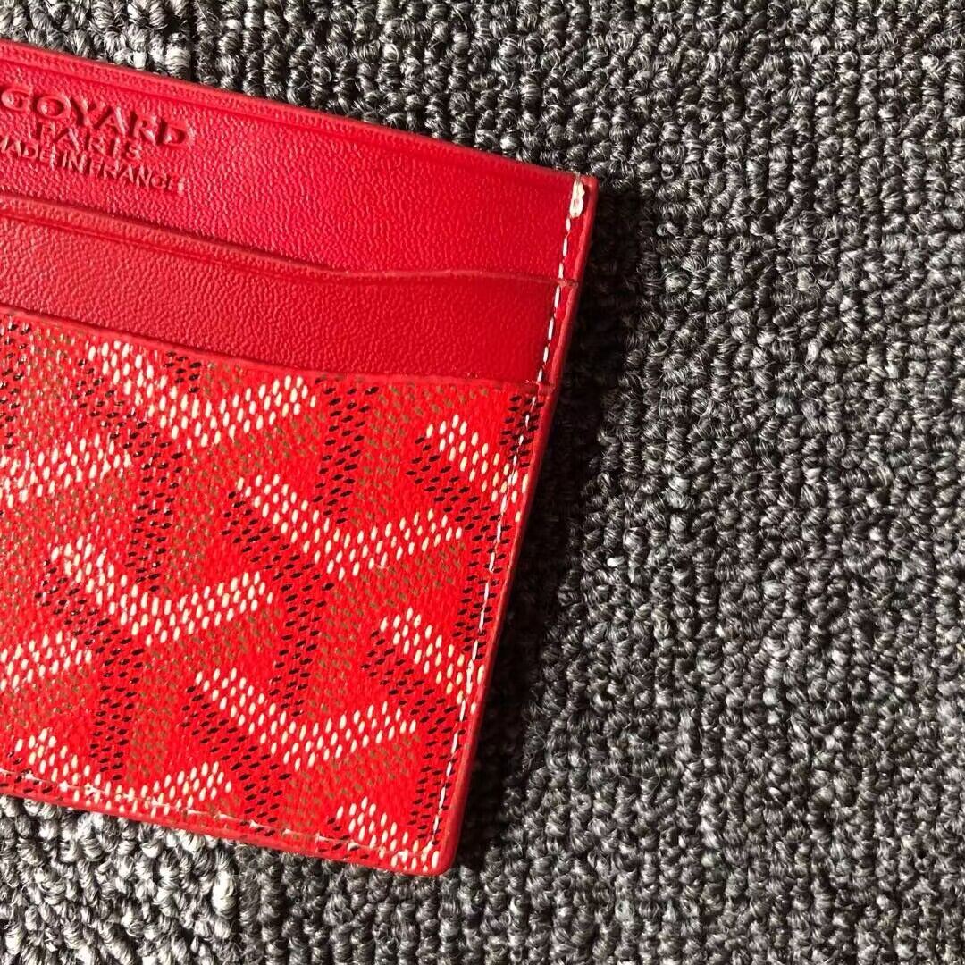 Goyard Card case G9988 Orange Goyard Card case G9988 Orange