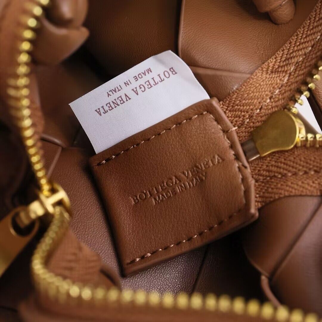 Bottega Veneta Mini Cassette Camera Bag 701915 Brown Bottega Veneta Mini Cassette Camera Bag 701915 Brown