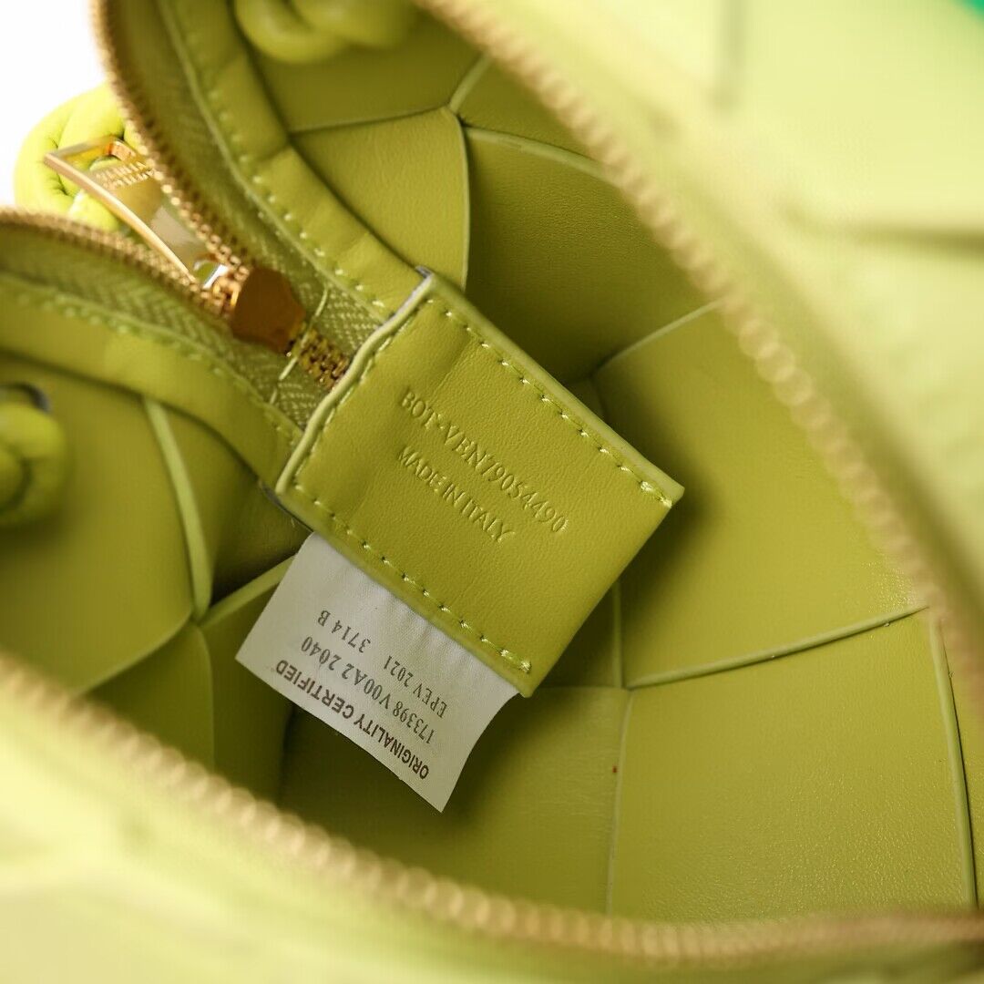 Bottega Veneta Mini Cassette Camera Bag 701915 Lemon Bottega Veneta Mini Cassette Camera Bag 701915 Lemon