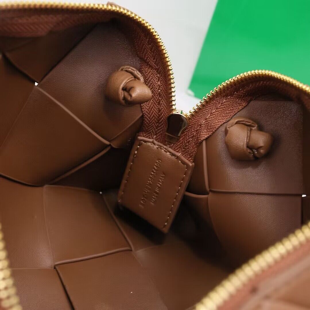 Bottega Veneta Small Cassette Camera Bag 709417 Brown Bottega Veneta Small Cassette Camera Bag 709417 Brown