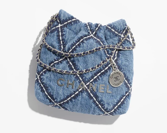 CHANEL 22 MINI HANDBAG AS3260 Denim CHANEL 22 MINI HANDBAG AS3260 Denim