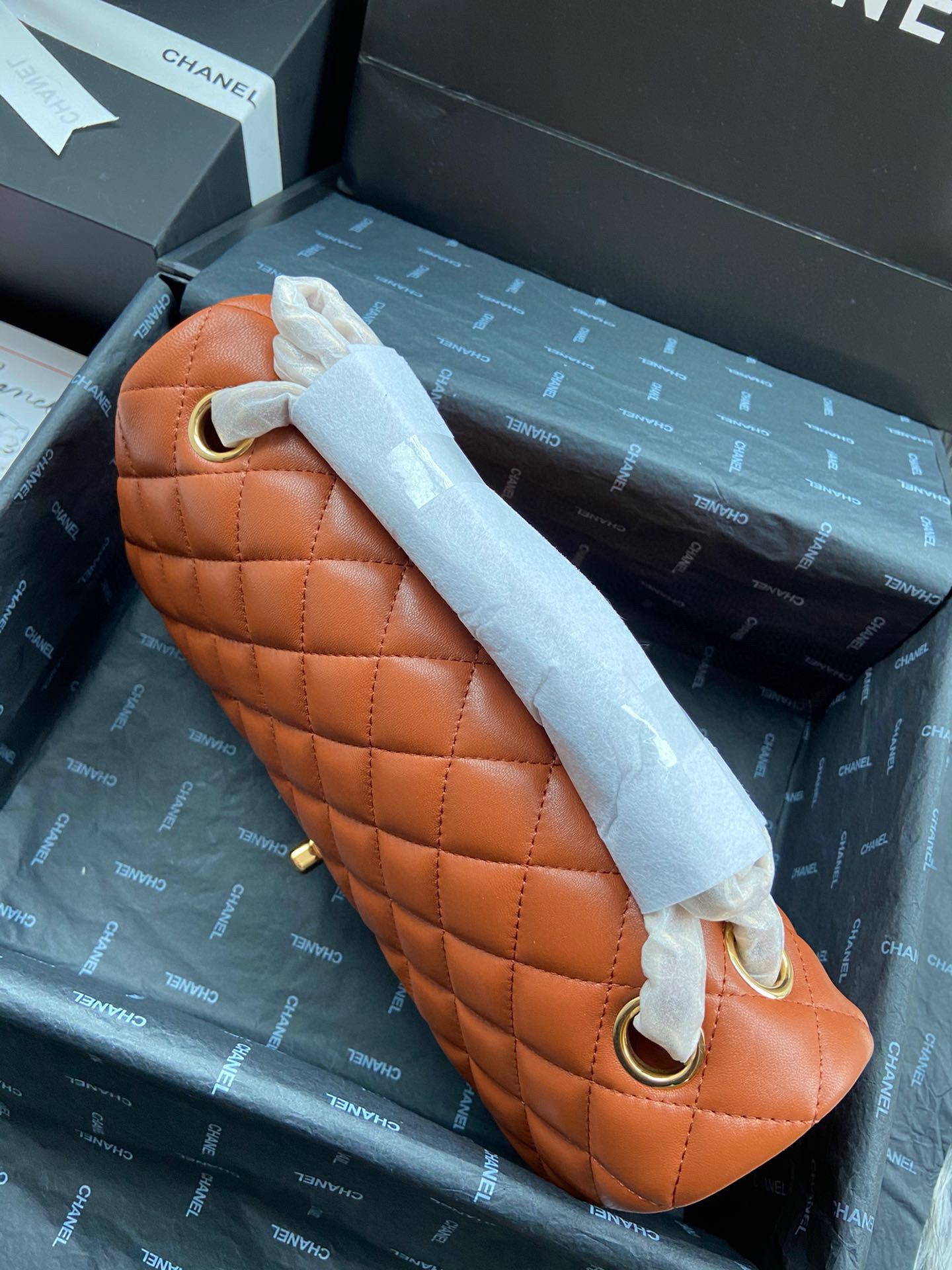 Chanel 2.55 Series Flap Bag Original Sheepskin Leather Y01295 A01112 Brown Gold-Tone hardware Chanel 2.55 Series Flap Bag Original Sheepskin Leather Y01295 A01112 Brown Gold-Tone hardware