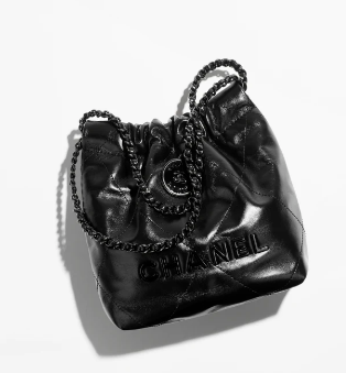 CHANEL 22 MINI HANDBAG AS3980 Shiny Calfskin &black CHANEL 22 MINI HANDBAG AS3980 Shiny Calfskin &black