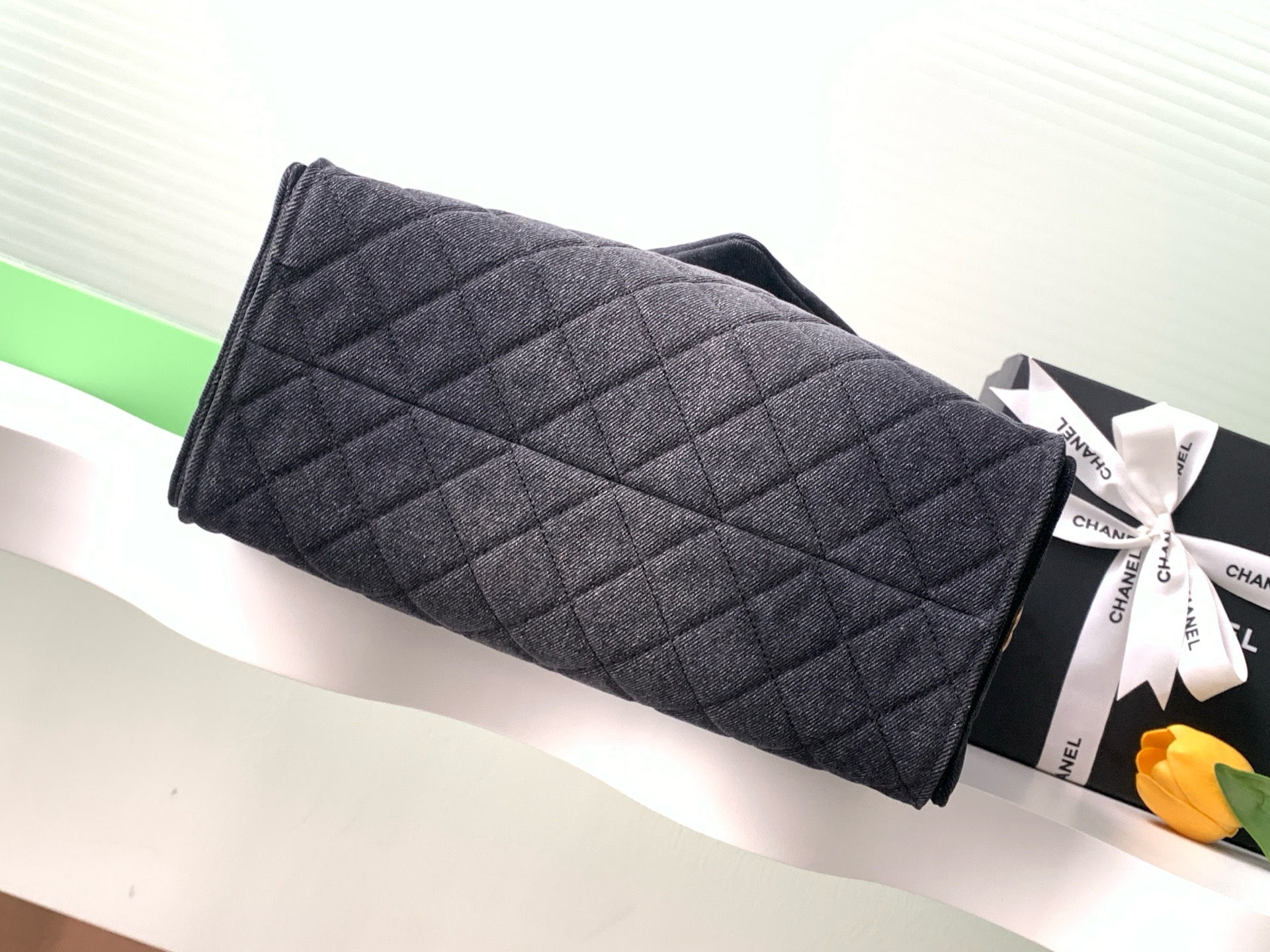 Chanel Denim HOBO BAG AS5231 black