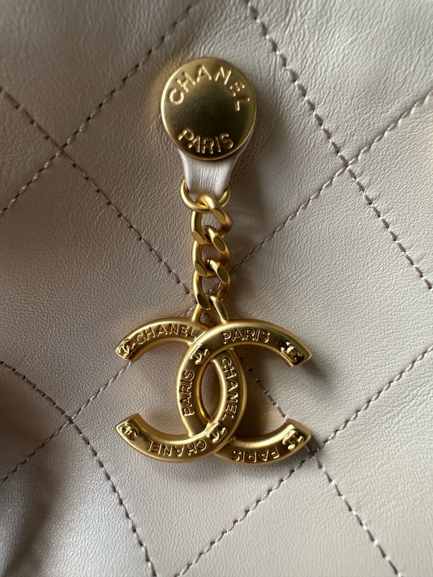 Chanel LARGE BUCKET BAG AS5406 Beige