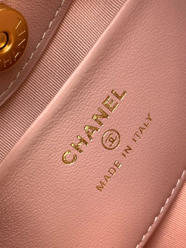 Chanel SUEDE mini 31 bag AP3656 pink