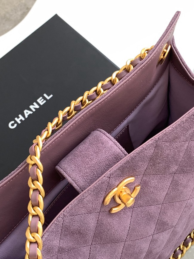 Chanel SHOPPING BAG AS5303 Purple